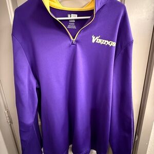 Purple Vikings Quarter-Zip Pullover